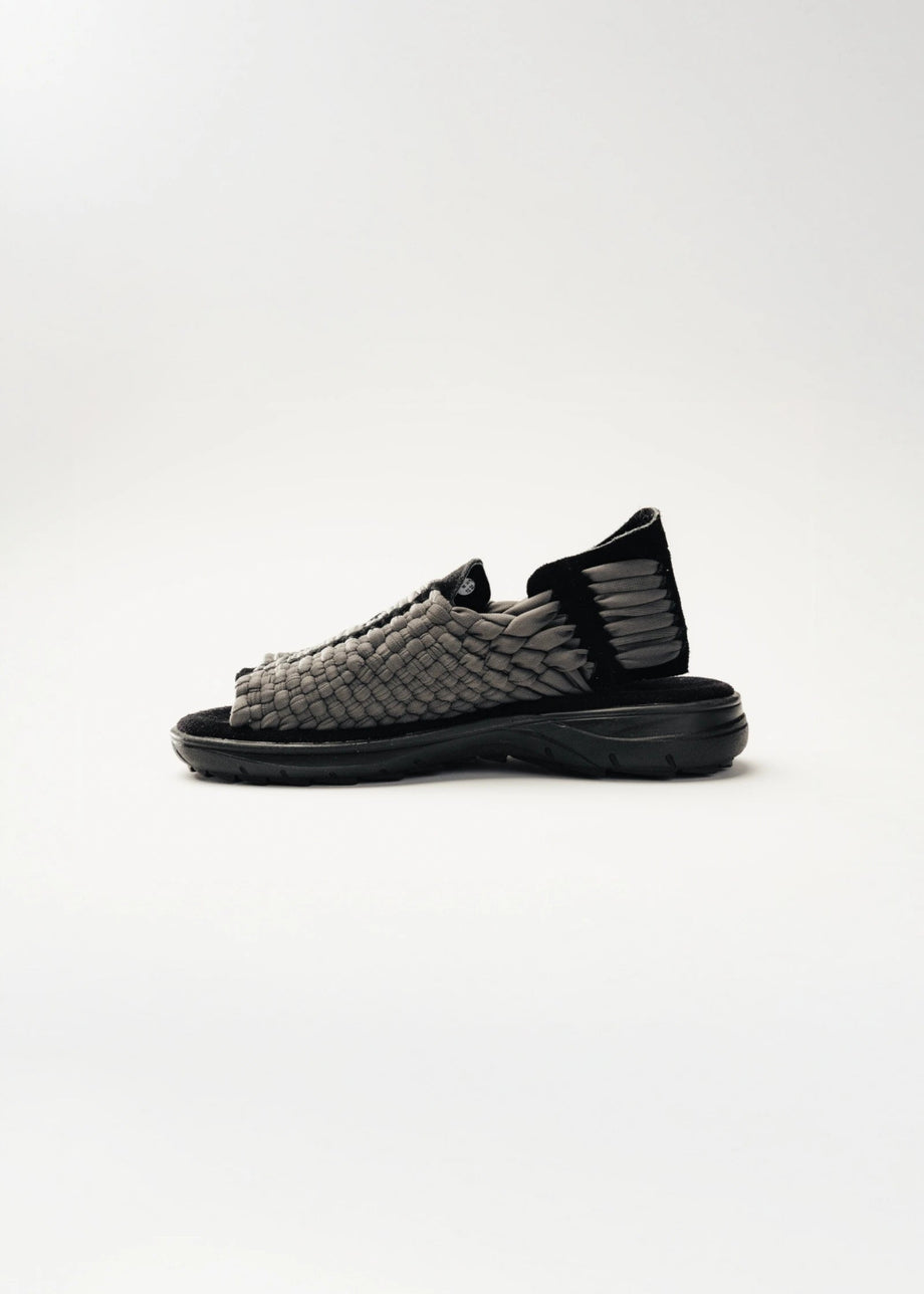 Huarache artesanal CHICO PREMIUM para mujer color negro – Kwara