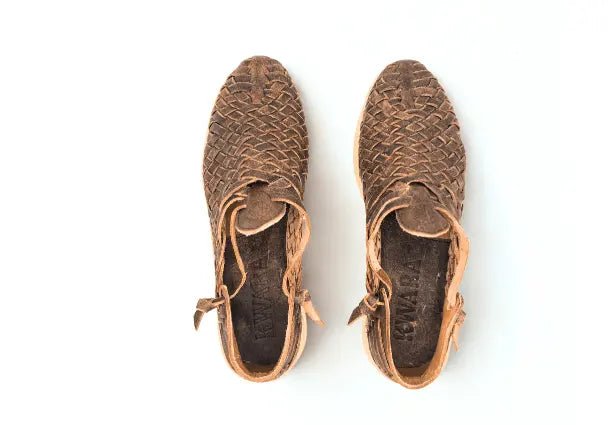 Tenis artesanal tipo huarache con suela cómoda – Modelo Fusion de Kwara hecho a mano por Kwaramx.com | exclusivo de Kwaramx.com