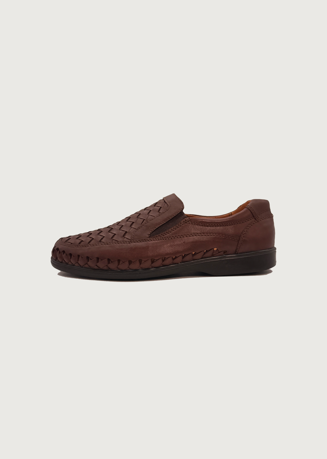 Veneto  Mocasín artesanal tejido de piel