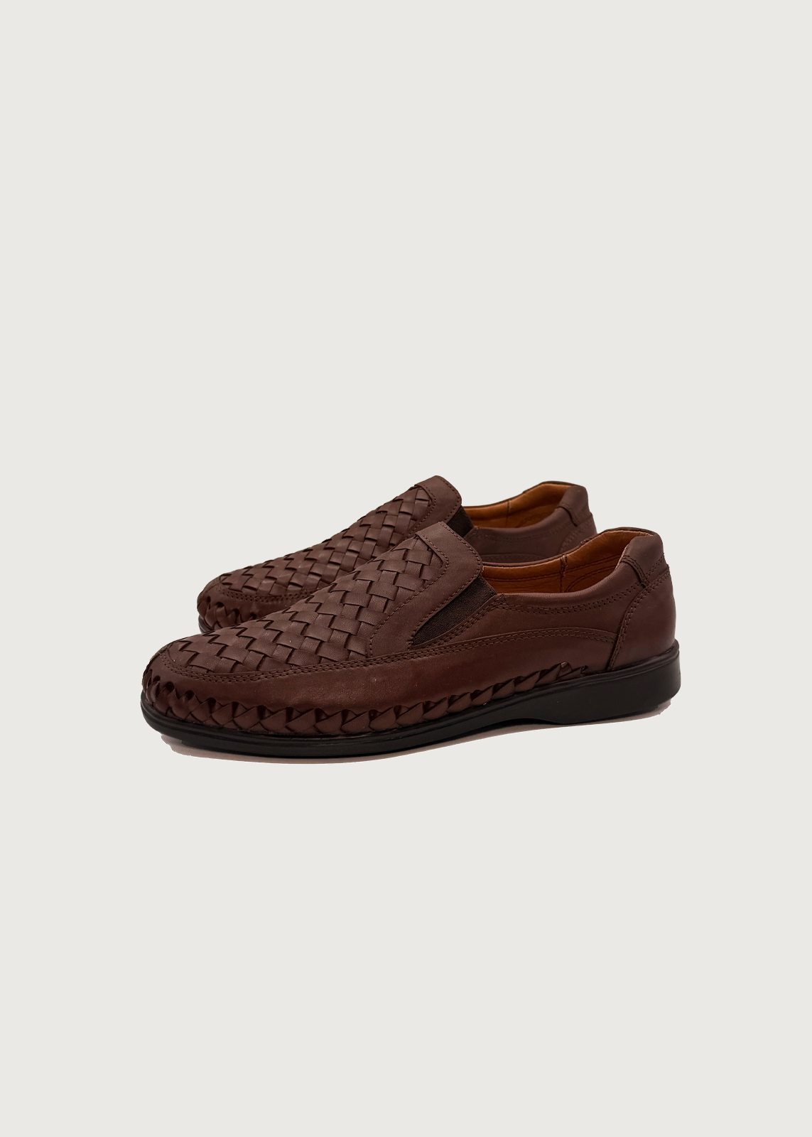 Veneto  Mocasín artesanal tejido de piel