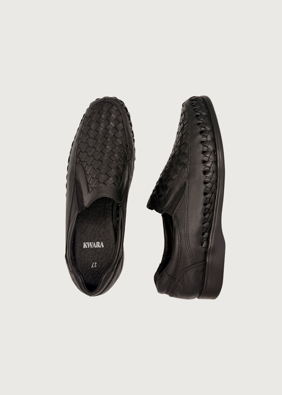 Veneto Mocasín artesanal tejido de piel