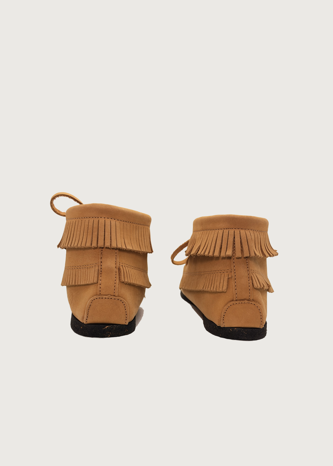 Par de botines Bronco Mujer color miel, vista superior
