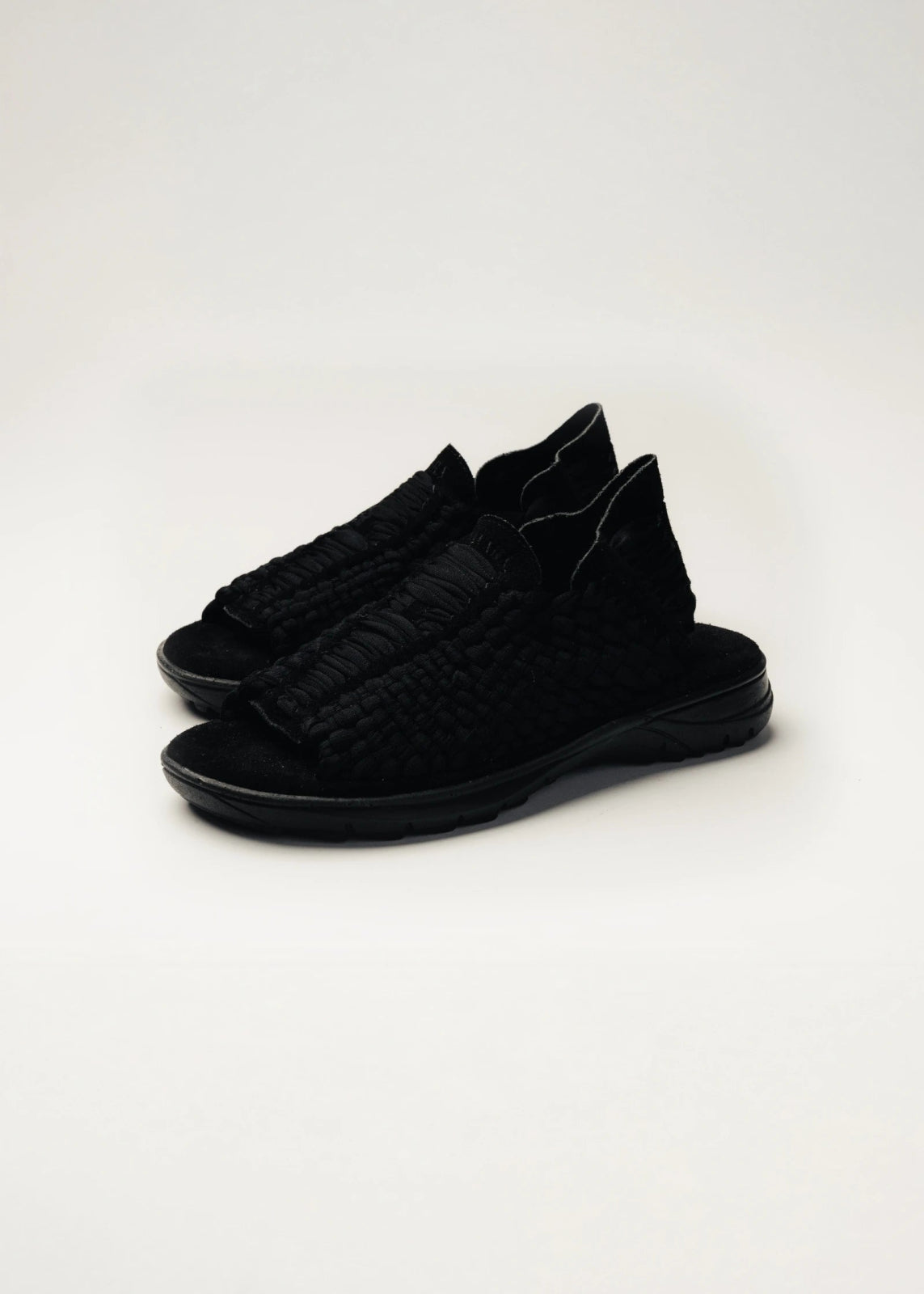 Huarache artesanal de piel para mujer CHICO PREMIUM negro – Kwara