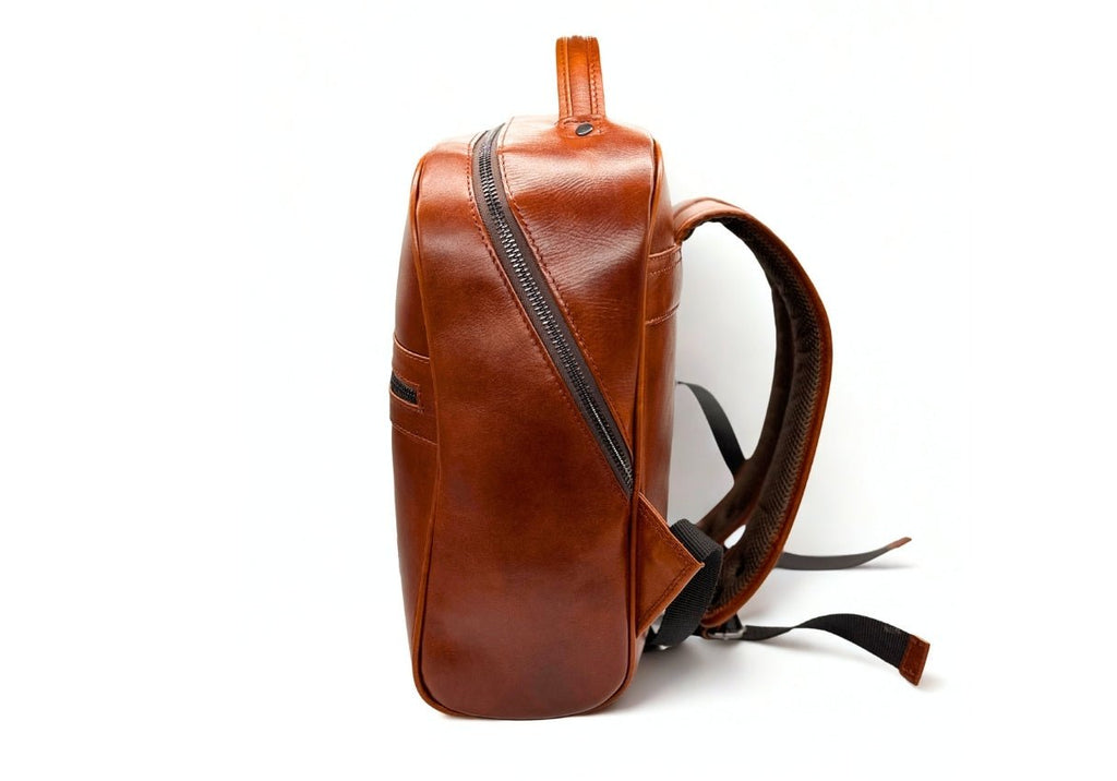Mochila de piel artesanal color – Modelo Ocelote de Kwara hecho a mano por Kwaramx.com | exclusivo de Kwaramx.com