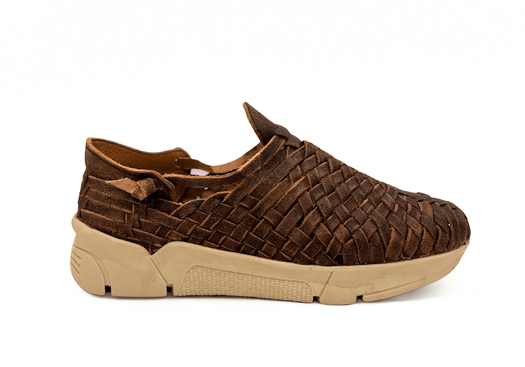 Tenis artesanal tipo huarache con suela cómoda – Modelo Fusion de Kwara hecho a mano por Kwaramx.com | exclusivo de Kwaramx.com