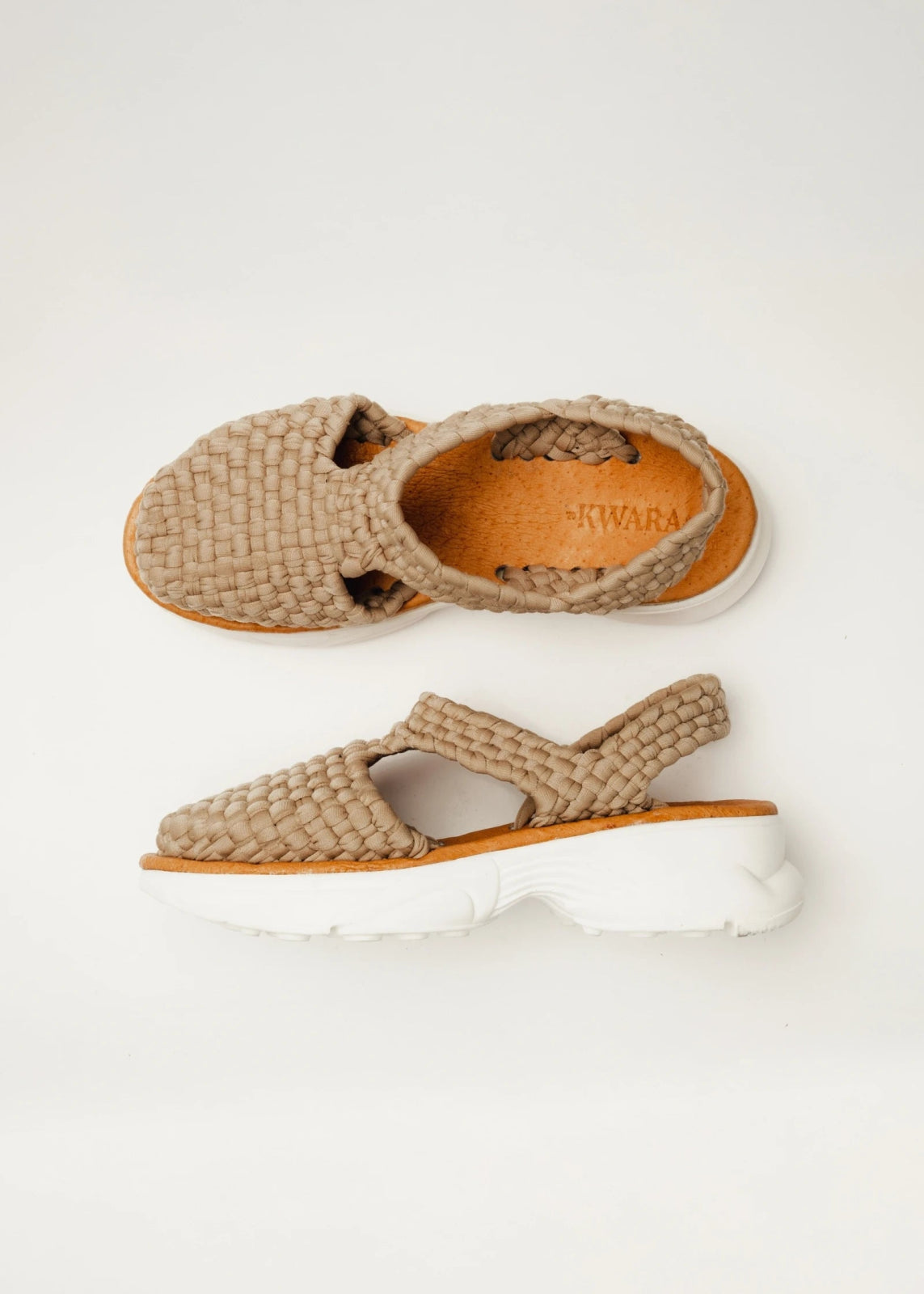 Zapato artesanal VANESSA tejido reciclado color natural para mujer – KWARA