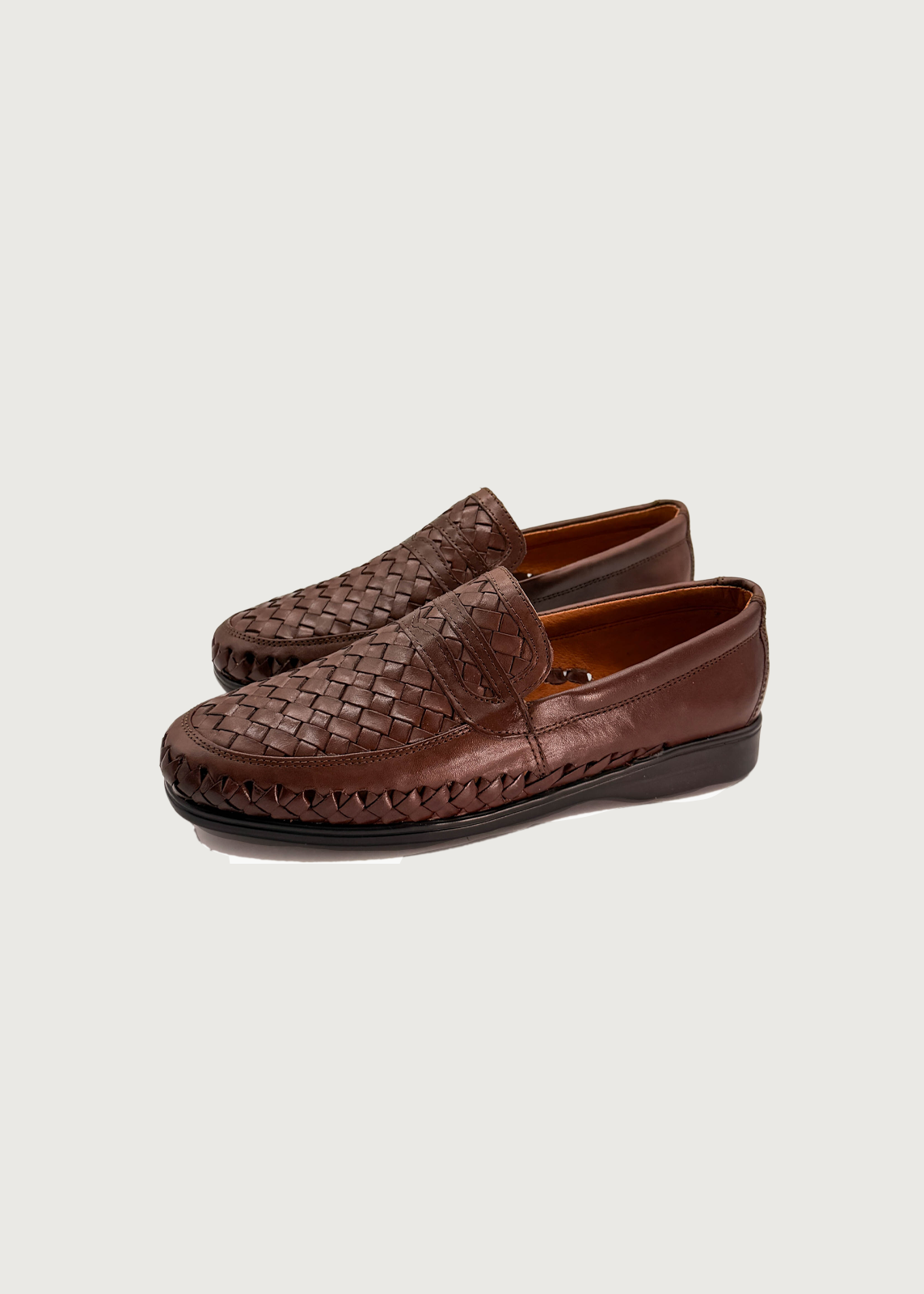 Chipilo Mocasín artesanal tejido Hombre