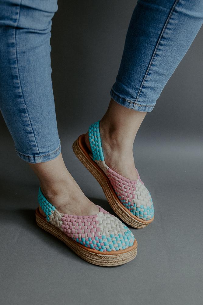 ANA PALOMA PLATAFORMA hecho a mano por Kawara Huaraches Artesanales | exclusivo de Kwaramx.com